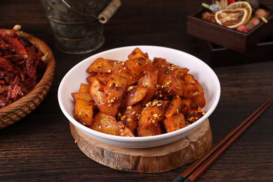 香辣土豆块