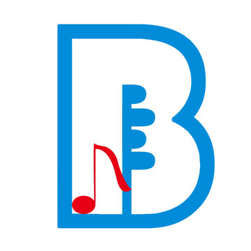 音乐文化艺术标志字母logo