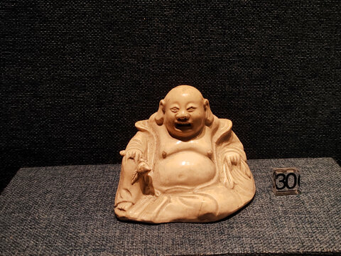 清瓷弥勒佛