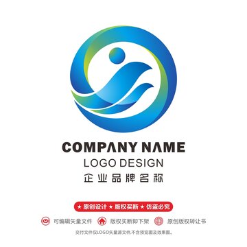 冲浪logo海浪