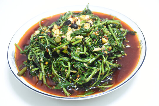 凉拌枸杞芽