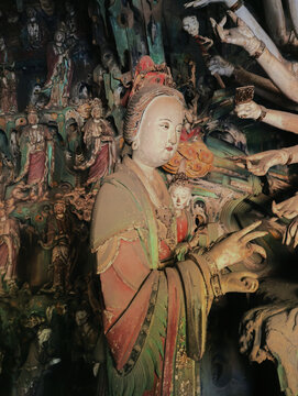 山西平遥双林寺塑像