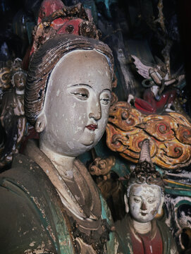 山西平遥双林寺塑像