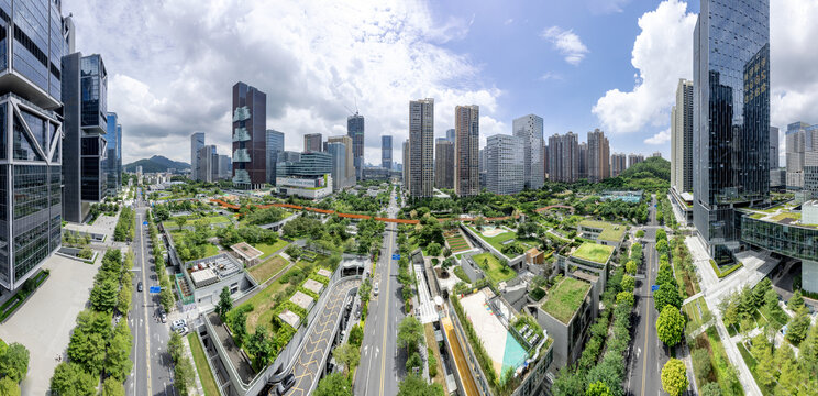 深圳留仙洞超级总部基地航拍