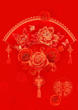 金线玫瑰花