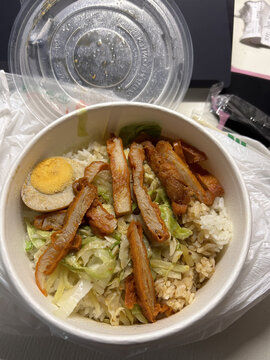 鸡排饭