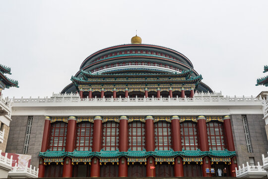 重庆市人民大礼堂正面