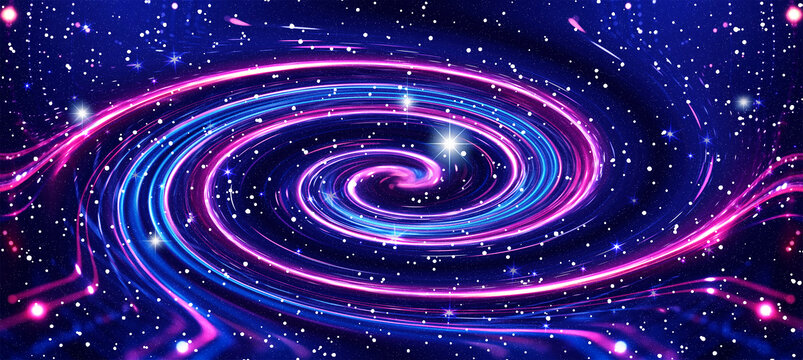 绚丽星空旋涡壁纸