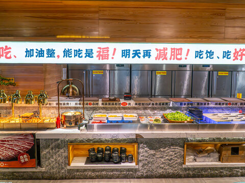 烤肉自助选菜区