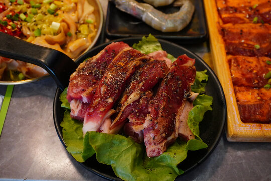 烧烤腌制牛肉