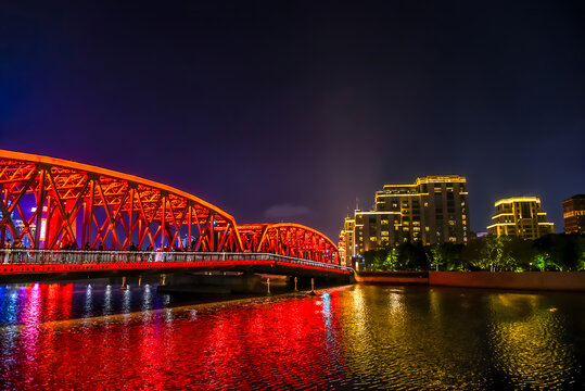 苏州河夜景