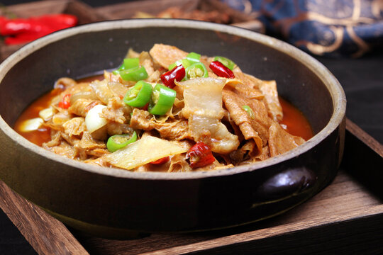 豆皮烧肉