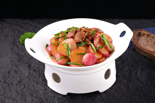 樱桃萝卜炒羊肉