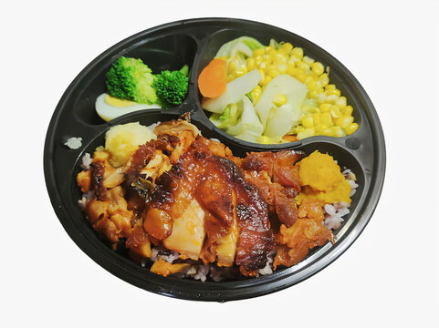 鸡腿饭