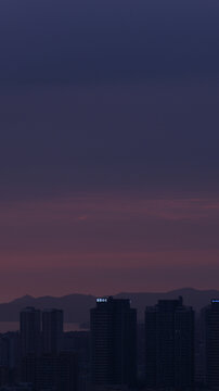 傍晚的天空