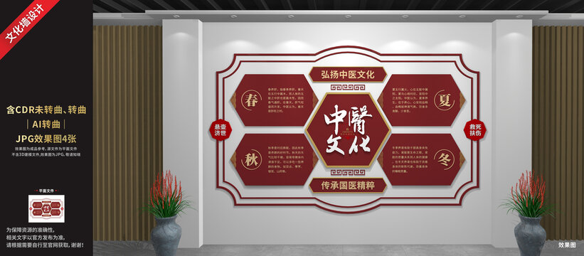 中医文化展厅展示墙