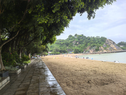 鼓浪屿海岛沙滩