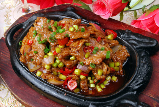 铁板牛肉
