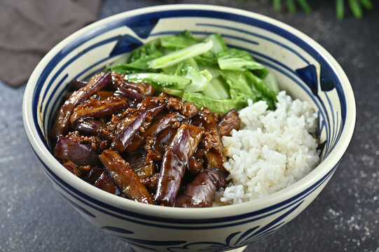 鱼香茄子饭