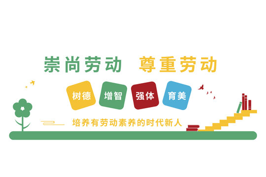 劳动教育文化墙