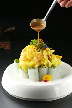 小米粉油麦菜