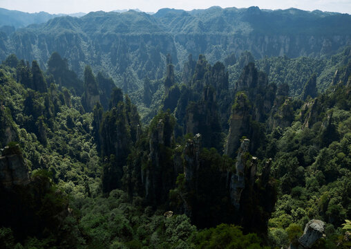 张家界天门山山景