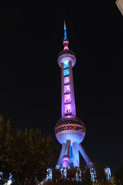东方明珠夜景