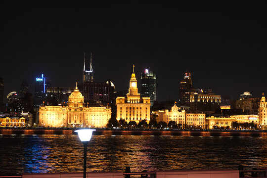 上海外滩万国建筑群夜景