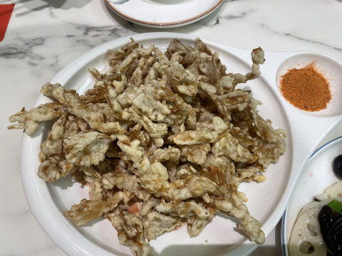 炸蘑菇