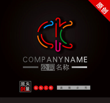 CK字母标志