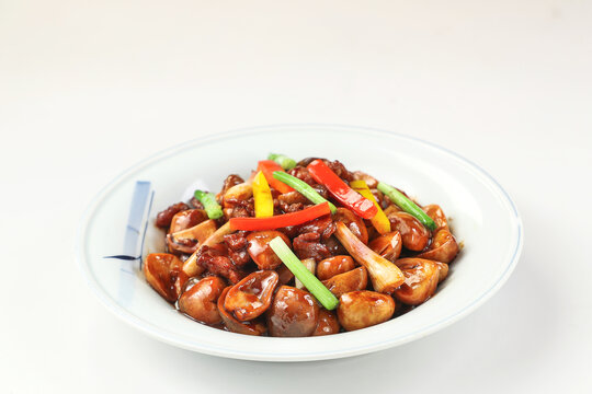 蚝油鲜菇牛肉
