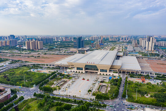 郑州东站高铁站高速铁路交通枢纽