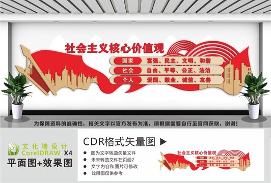 核心价值观文化墙