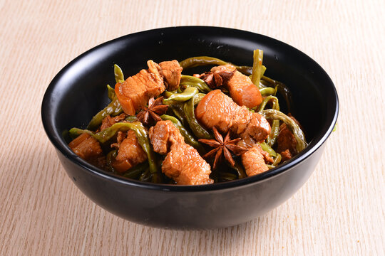 红烧肉干豆角