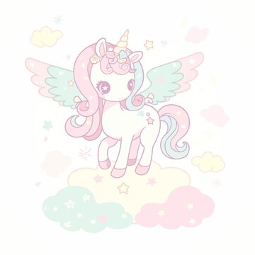 卡通独角兽