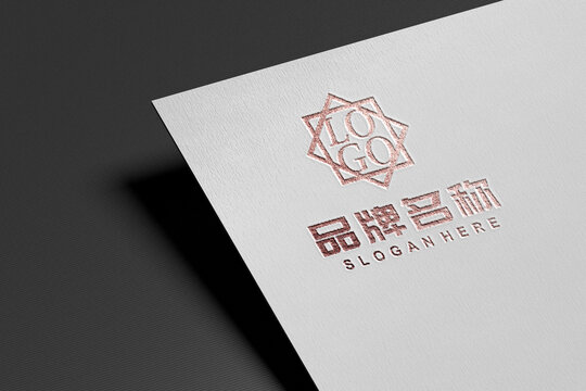 烫粉logo样机