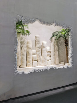 窗帘面料展示