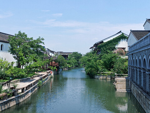 广富林古镇风光