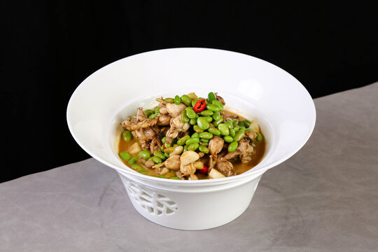 毛豆仔烧田鸡