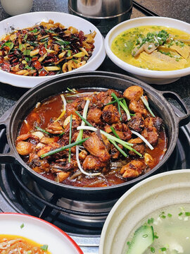 香辣鸡肉