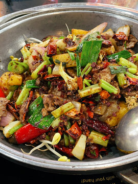 干锅牛肉