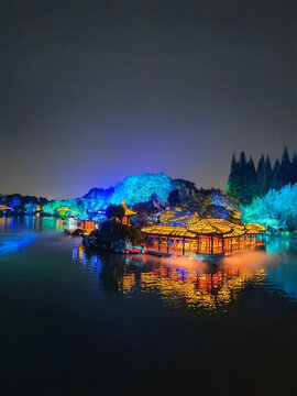 江苏扬州夜景