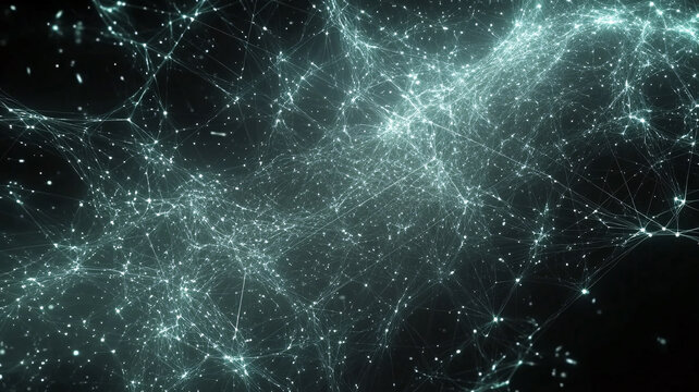 科技感线条粒子背景