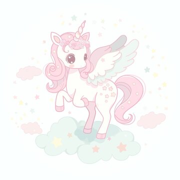 卡通独角兽