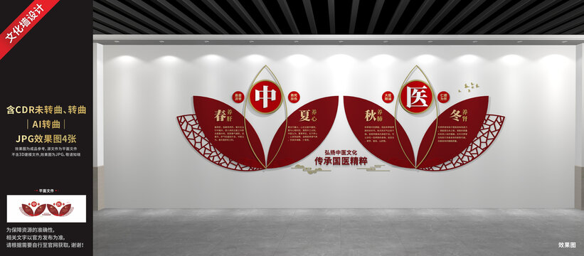 中医文化展厅展示墙