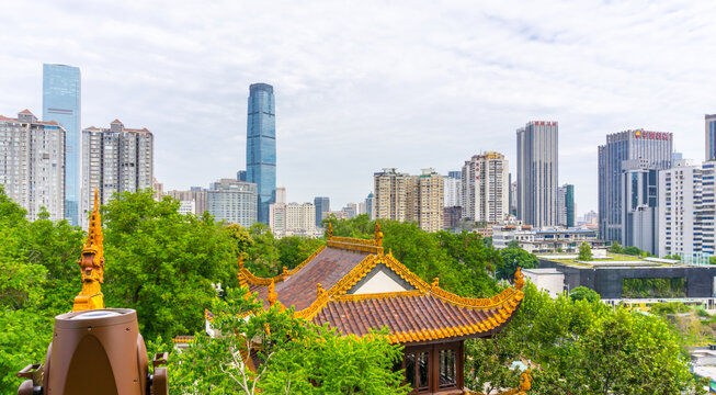 潇湘古阁与现代城建