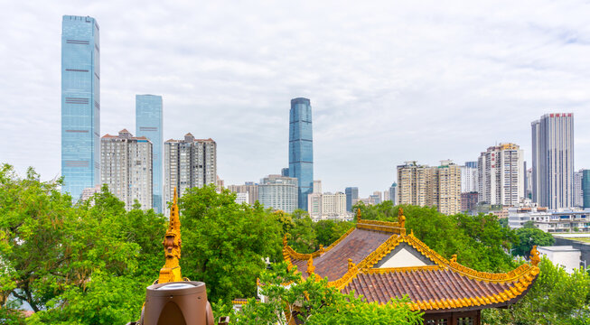 历史名胜与现代城建