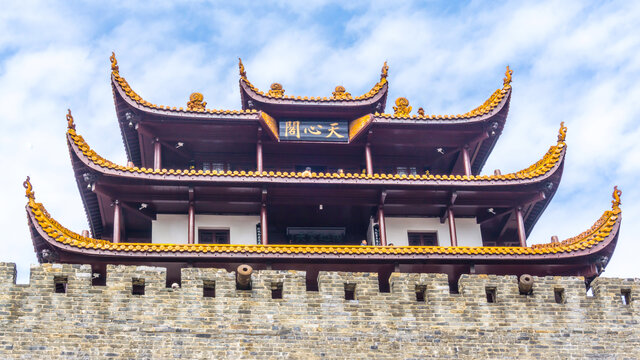 历史名胜天心阁