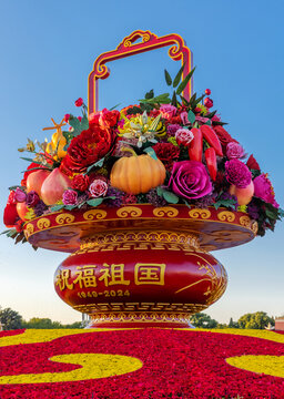 天安门大花篮