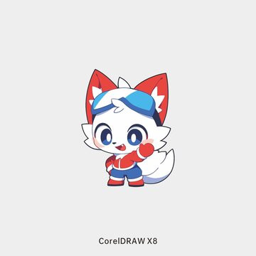北极狐滑雪logo